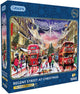 Gibsons - regent street at christmas (door richard macneil) - 1000 stukjes 49×68cm (b×h) - legpuzzel voor volwassenen