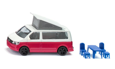 Siku 1922 vw t6 california met beweegbaar dak met accessoires 1:50 104x45x66mm
