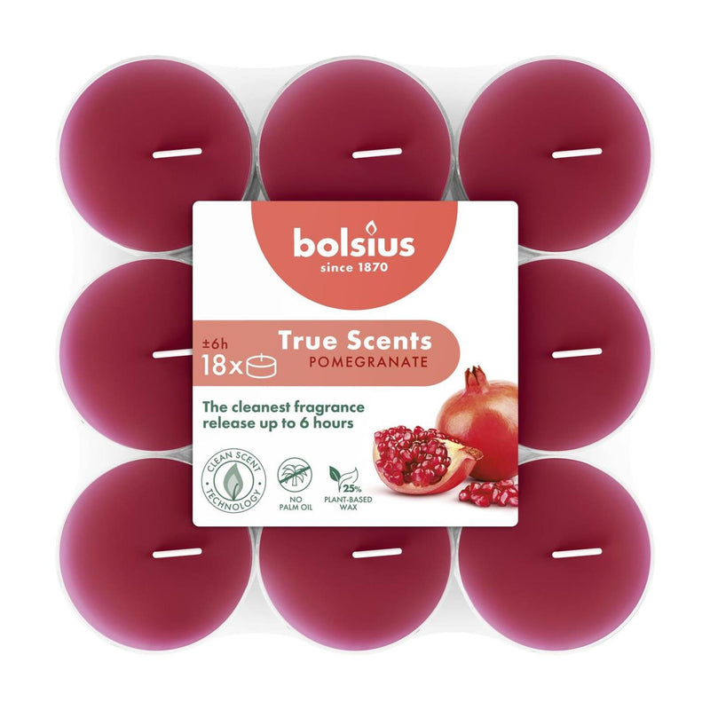 Bolsius geurtheelichten 18st pomegranate