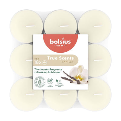 Bolsius geurtheelichten 6h 18st vanilla