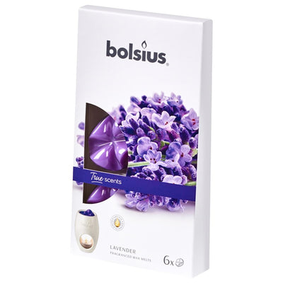 Bolsius smeltbare geurwax lavendel 6st