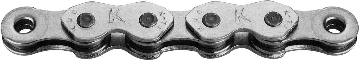 Kmc ketting sinle speed k1 narrow zilver 100 schakels - zilver