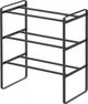 Yamazaki schoenenrek uitschuifbaar - frame - 3 niveaus - zwart