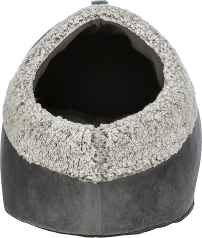 Trixie kattenmand iglo calida warmtereflecterend grijs-wit zwart