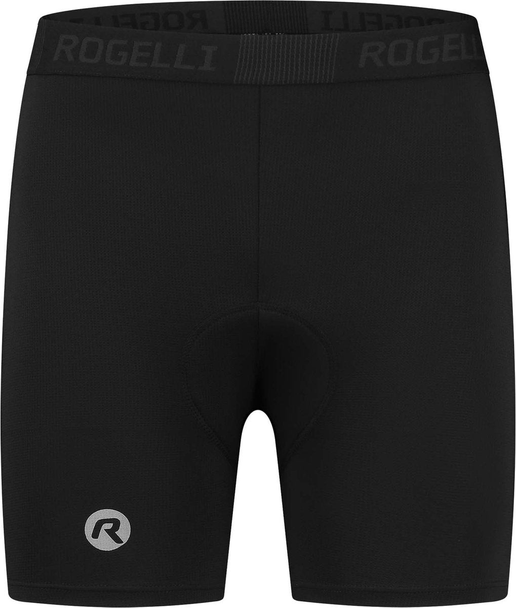 Rogelli heren fietsonderbroek met zeem - zwart