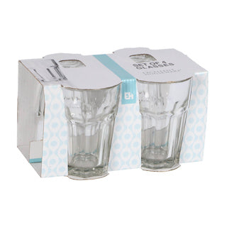 Drinkglazenset 360 ml 4 stuks | 3 stuks