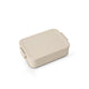 Brabantia make en take lunchbox medium soft beige | 2 stuks