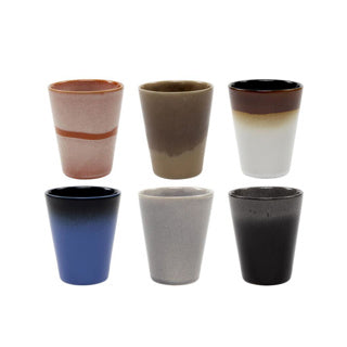 Koffiemok earth 310 ml assorti | 6 stuks