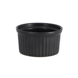 Crème brulee schaaltje zwart 9x5cm | 6 stuks - afbeelding 1