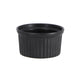 Crème brulee schaaltje zwart 9x5cm | 6 stuks