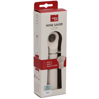 Vacuvin vacu vin wine saver loop + stopper sand