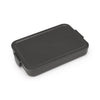 Brabantia lunchbox make take plat donkergrijs | 2 stuks