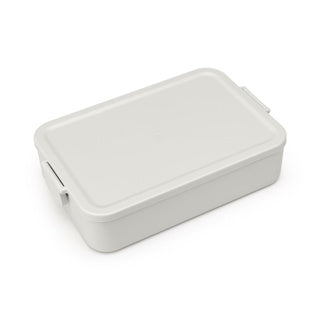 Brabantia lunchbox make take groot lichtgrijs | 2 stuks