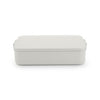 Brabantia lunchbox make take groot lichtgrijs | 2 stuks