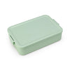 Brabantia lunchbox make take large jade green | 2 stuks