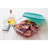 Pyrex cook en store 1l vierkant 20 x 17 cm met deksel | 2 stuks