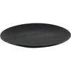 No brand dinerbord - mat zwart - porselein - ø27cm