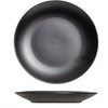 No brand dinerbord - mat zwart - porselein - ø27cm