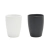 Koffiemok zonder oor zwart of wit 340 ml | 6 stuks