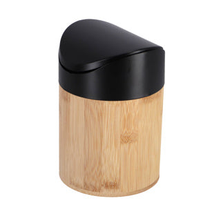 Afvalbak tafelmodel 1l bamboe | 2 stuks