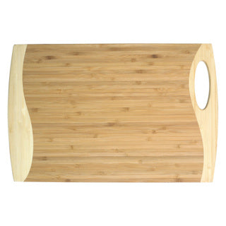Bamboo snijplank wave 38x25x2 cm