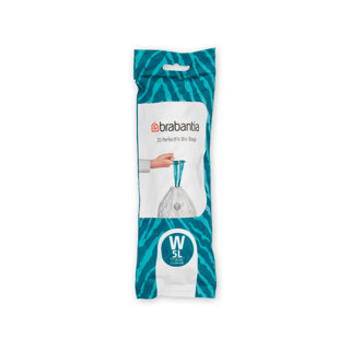 Brabantia perfectfit afvalzak code w 5l 20 stuks