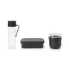 Brabantia ontbijt en lunchset make take dark gre dark grey