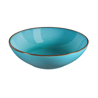 Feeling turquoise pasta bord 18 cm | 6 stuks