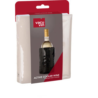 Vacuvin vacu vin active cooler wijnkoeler sand – flexibele wijnkoelhoes – koelt in 5 minuten – herbruikbaar