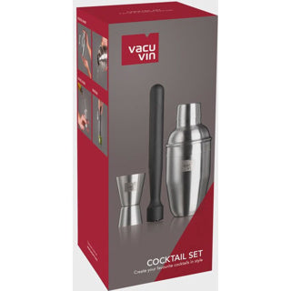 Vacuvin cocktailset basic 3-delig
