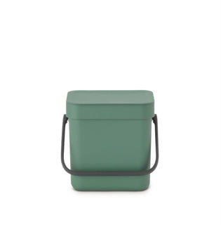 Brabantia afvalbakje sort go 3l fir groen | 2 stuks