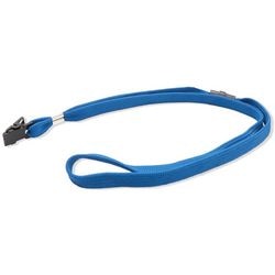 Textielkoord office depot stof blauw 44cm 10 stuks