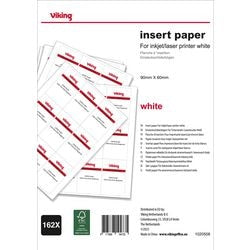 Badge insteekkaarten office depot papier 60x90mm wit