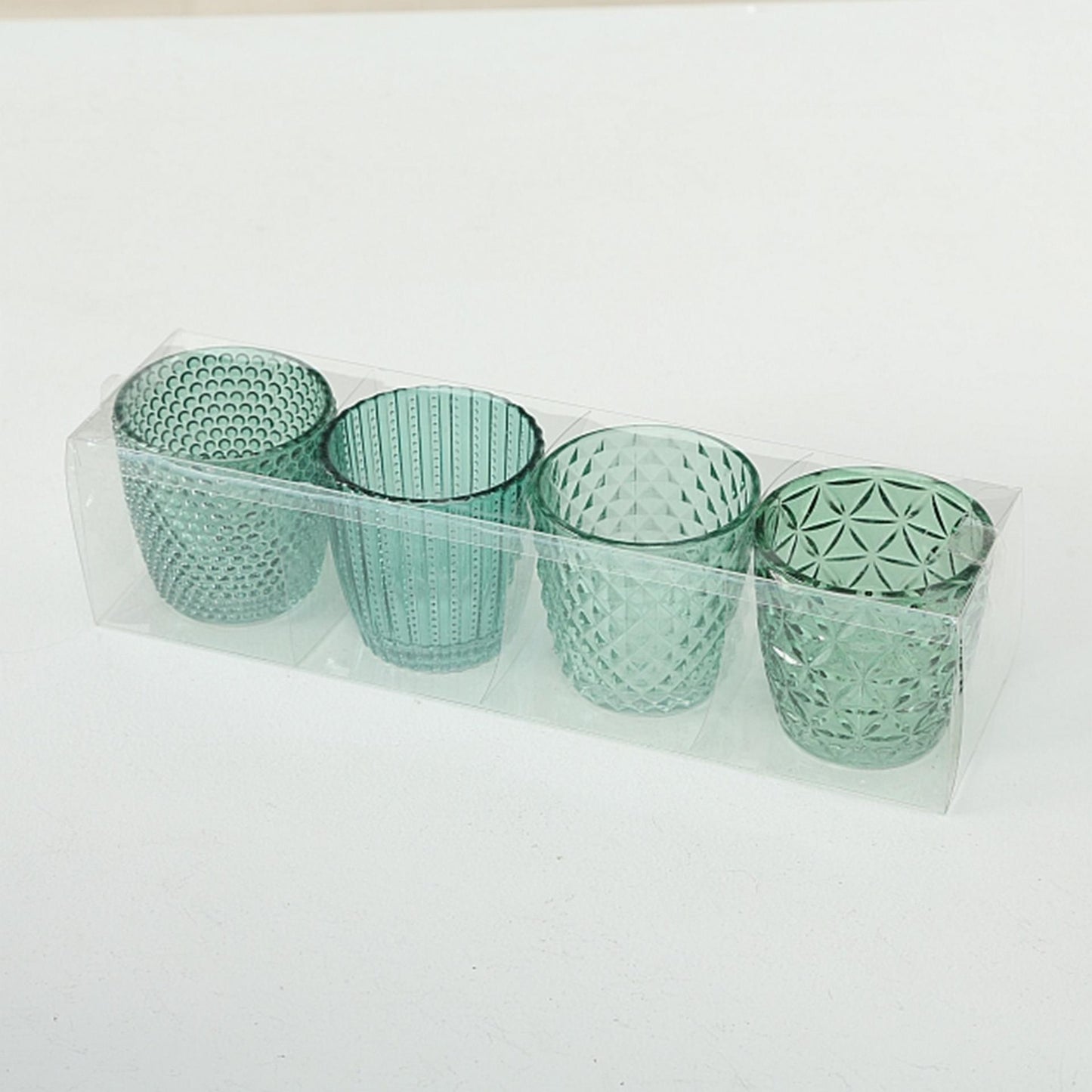 Boltze home windlicht marilu h7,5cm glas set a 4