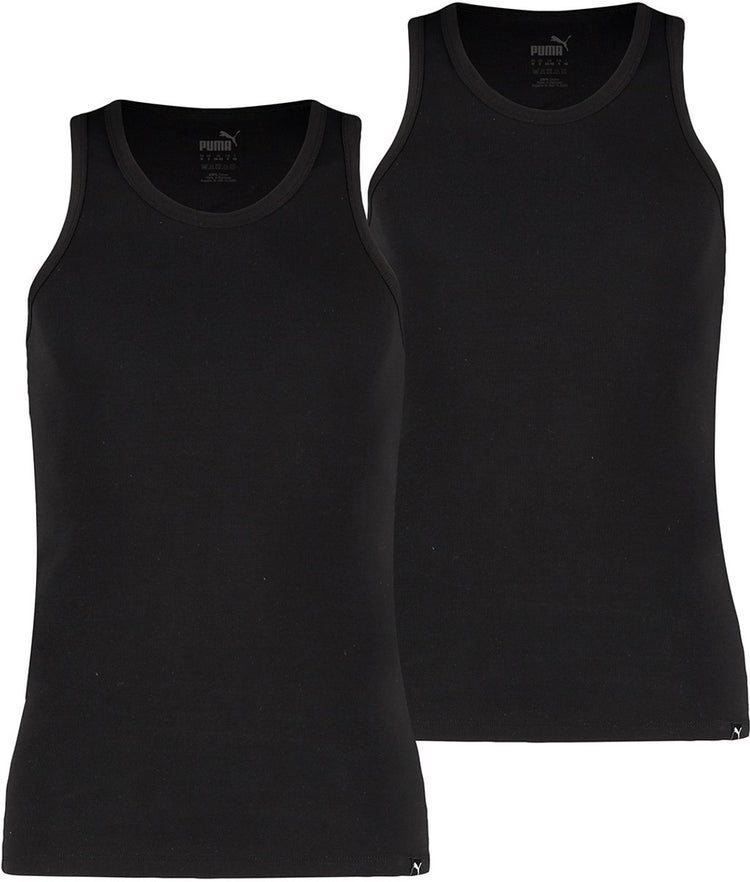 Puma heren everyday hemd - black - m - 2 paar
