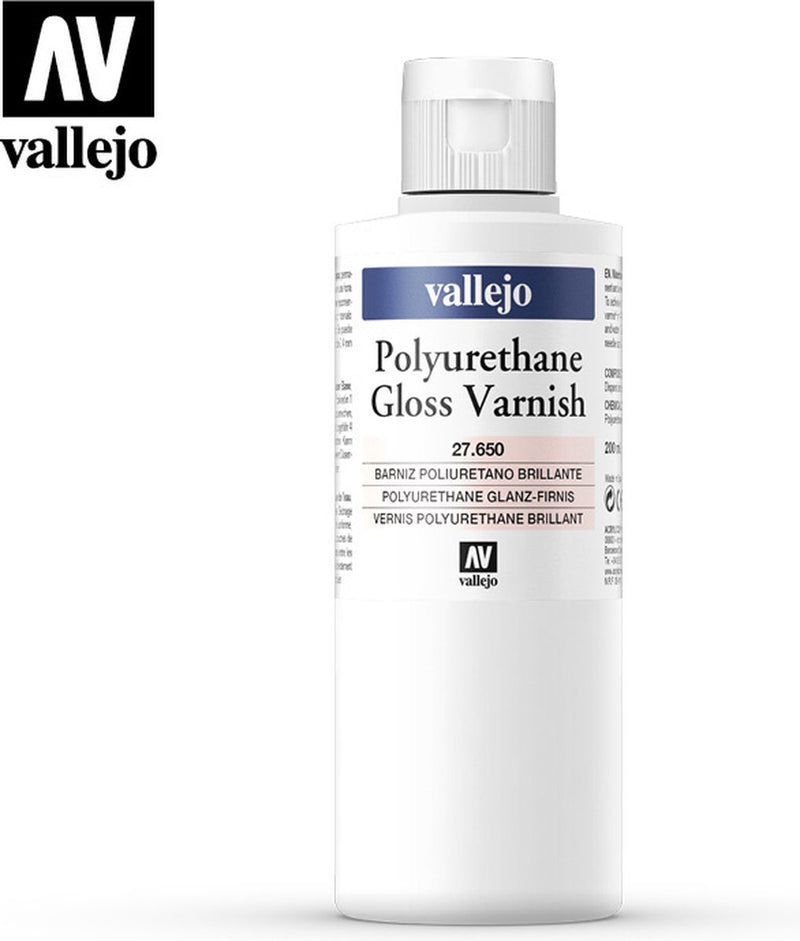 Vallejo polyurethane gloss varnish - 200ml - - val-27650