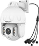 Foscam sd8ep beveiligingscamera - 4k 8mp - spotlights - ip66 - pan tilt - poe beveiligingscamera - nachtzicht 50m - wit