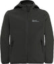 Jack wolfskin fourwinds jacket kids outdoorjas - granite black - 128