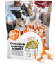 Duvo plus meat! snack kip runderhuid benen voor honden s-1kg