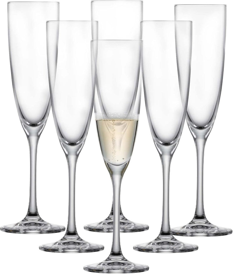 Schott zwiesel classico champagneflûte - 210ml - 6 glazen