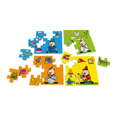 Studio 100 bumba puzzel beroepen, 4in1