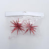 Boltze home kersthanger ster glitter 2 stuks rood