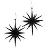 Boltze home deco hanger ster h15cm zwart 2-delig