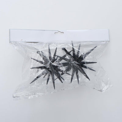 Boltze home deco hanger ster h15cm zwart 2-delig