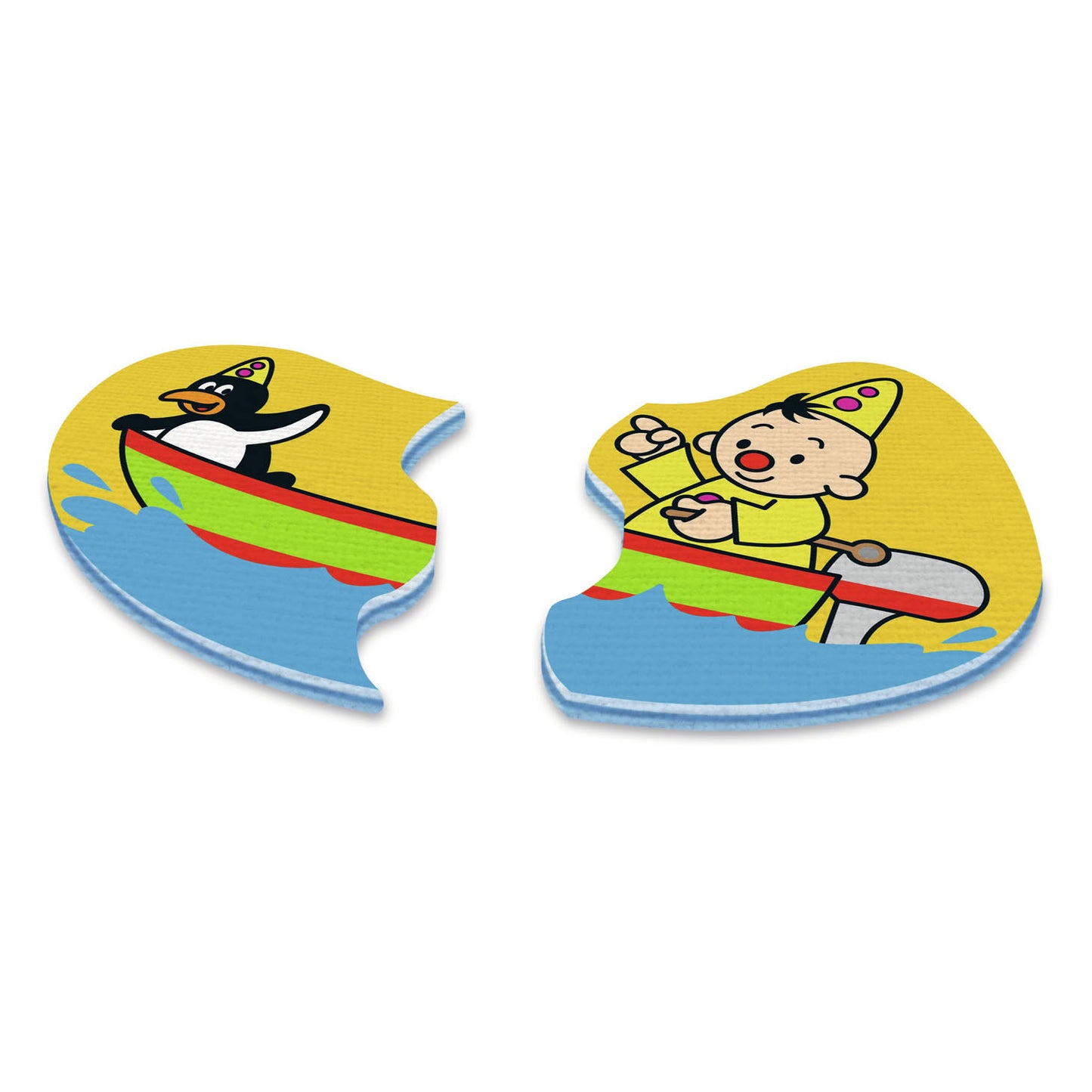 Bumba badpuzzel - 9 badpuzzels uit 2 delen - kleeft op de badrand