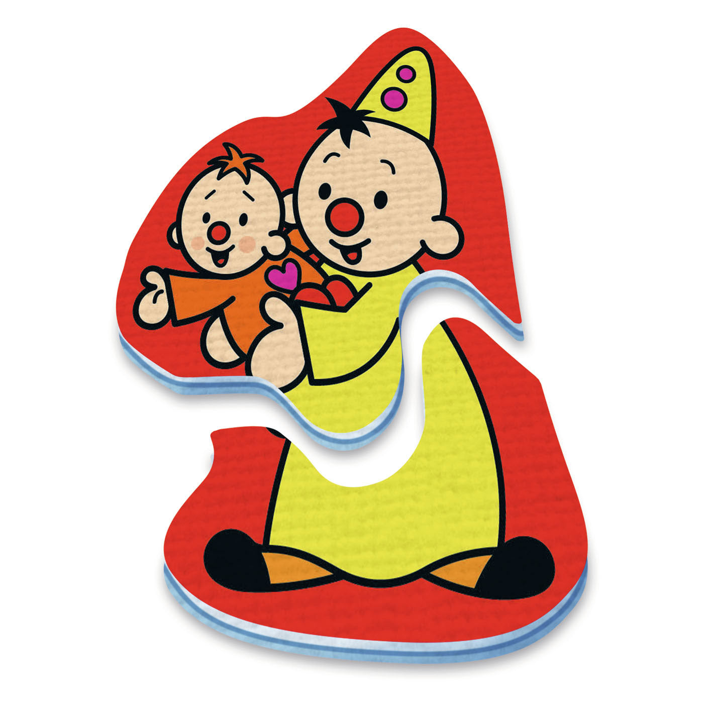 Bumba badpuzzel - 9 badpuzzels uit 2 delen - kleeft op de badrand