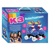 Studio 100 k3 rolschaatsen regenboog, maat 34-37 - afbeelding 4