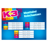 Studio 100 k3 rolschaatsen regenboog, maat 34-37 - afbeelding 5