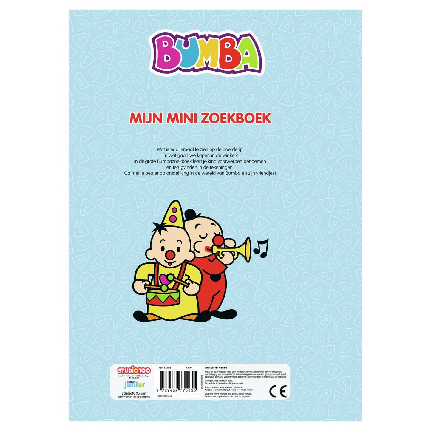 Studio 100 bumba mijn mini zoekboek