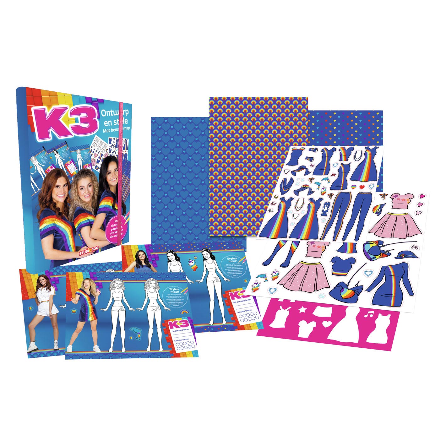 K3 designmap - ontwerp en style - met bewaarmap